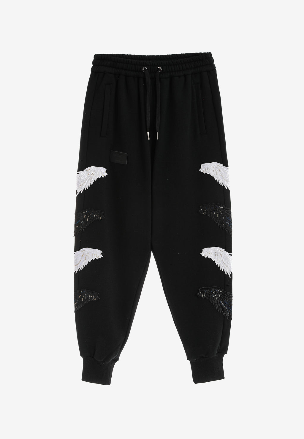 Pantalón jogger Wings con parches Mini Wings en los laterales | MWM [PS_COLORS:BLACK]