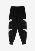 Pantalón jogger Wings con parches Mini Wings en los laterales | MWM [PS_COLORS:BLACK]