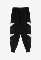 Pantalón jogger Wings con parches Mini Wings en los laterales | MWM [PS_COLORS:BLACK]