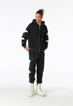 Pantalón jogger Wings con parches Mini Wings en los laterales | MWM [PS_COLORS:BLACK]