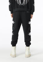 Pantalón jogger Wings con parches Mini Wings en los laterales | MWM [PS_COLORS:BLACK]