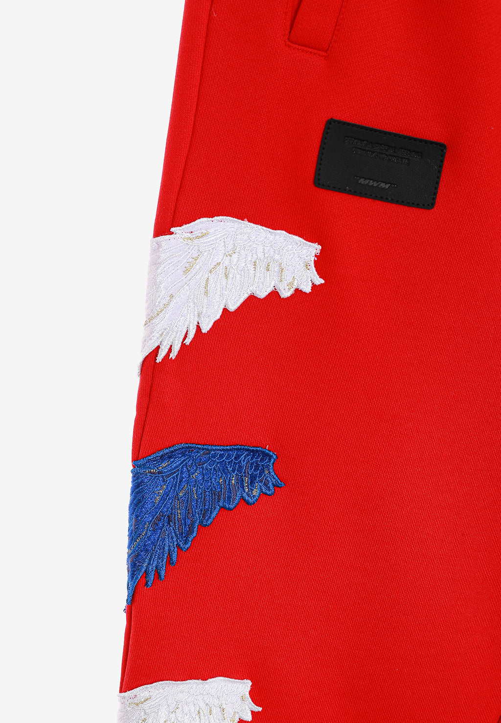 Pantalón jogger Wings con parches Mini Wings en los laterales | MWM [PS_COLORS:RED]