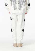 Pantalón jogger Wings con parches Mini Wings en los laterales | MWM [PS_COLORS:WHITE]
