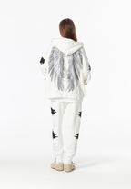 Pantalón jogger Wings con parches Mini Wings en los laterales | MWM [PS_COLORS:WHITE]