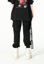 Pantalón jogger Vanguard Dogs con bolsillo cargo lateral y bordado trasero | MWM [PS_COLORS:BLACK]