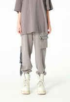 Pantalón jogger Vanguard Dogs con bolsillo cargo lateral y bordado trasero | MWM [PS_COLORS:GREY]