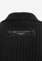 Chaqueta acolchada convertible en chaleco con mangas extraíbles y cuello alto | MWM [PS_COLORS:BLACK]