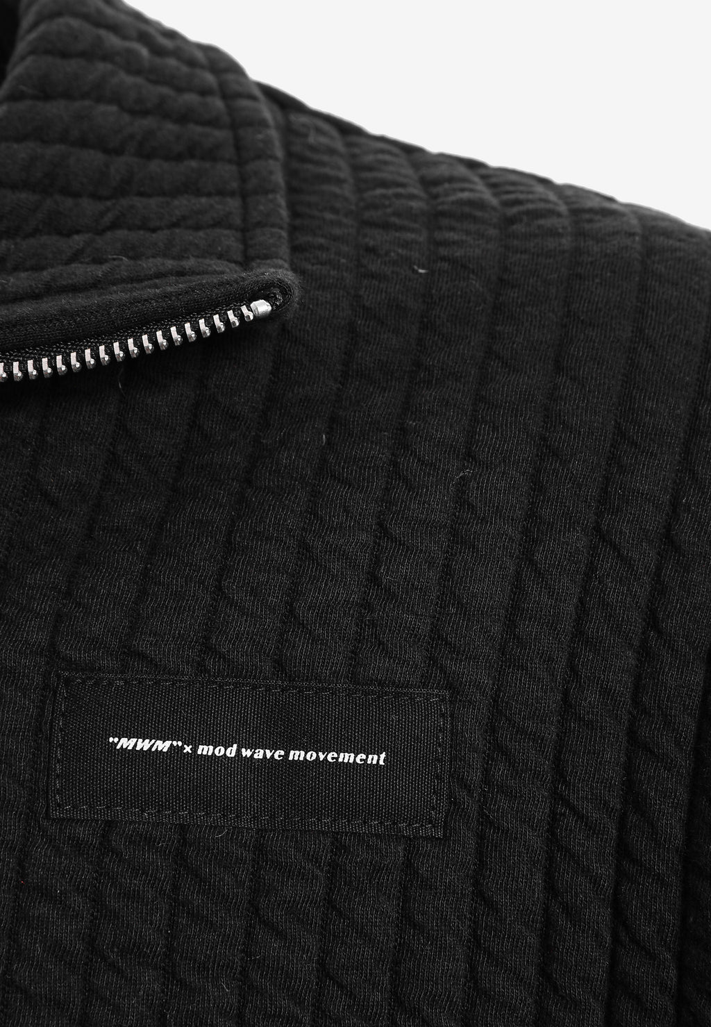 Chaqueta acolchada convertible en chaleco con mangas extraíbles y cuello alto | MWM [PS_COLORS:BLACK]