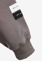 Sudadera con capucha, cremallera frontal y mangas globo | MWM [PS_COLORS:GREY]