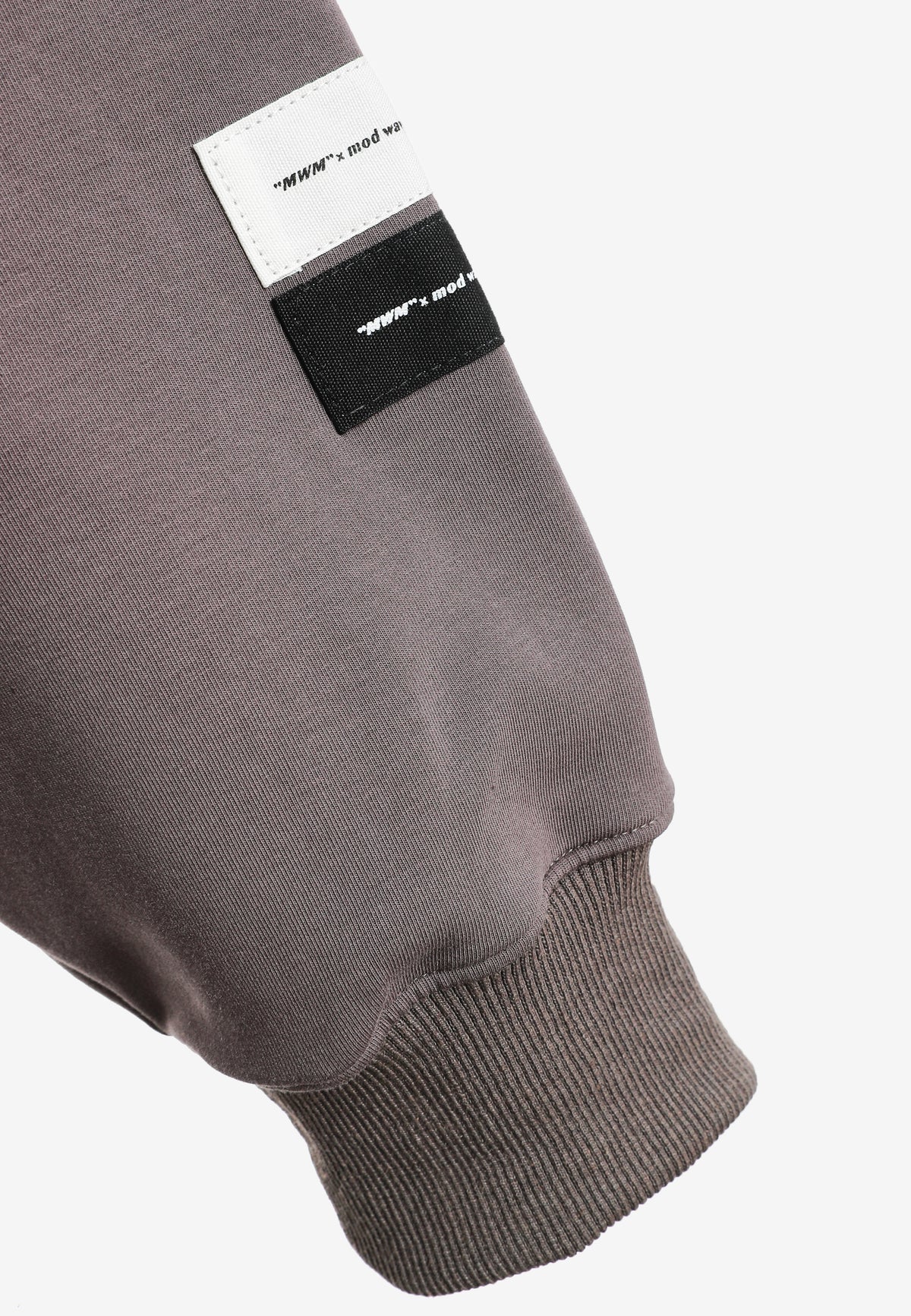 Sudadera con capucha, cremallera frontal y mangas globo | MWM [PS_COLORS:GREY]