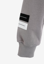 Sudadera con capucha corta lavada con bordado Mod Wave Movement en los hombros | MWM [PS_COLORS:GREY]