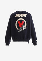 Sudadera Vanguard Dogs VDOG corta con bulldog y aplicaciones efecto piel en la espalda | MWM [PS_COLORS:NAVY]