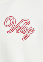Sudadera Vanguard Dogs VDOG corta con bulldog y aplicaciones efecto piel en la espalda | MWM [PS_COLORS:WHITE]