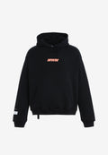 Sudadera con capucha TEDDY corta con parche Teddy de peluche en la espalda | MWM [PS_COLORS:BLACK]