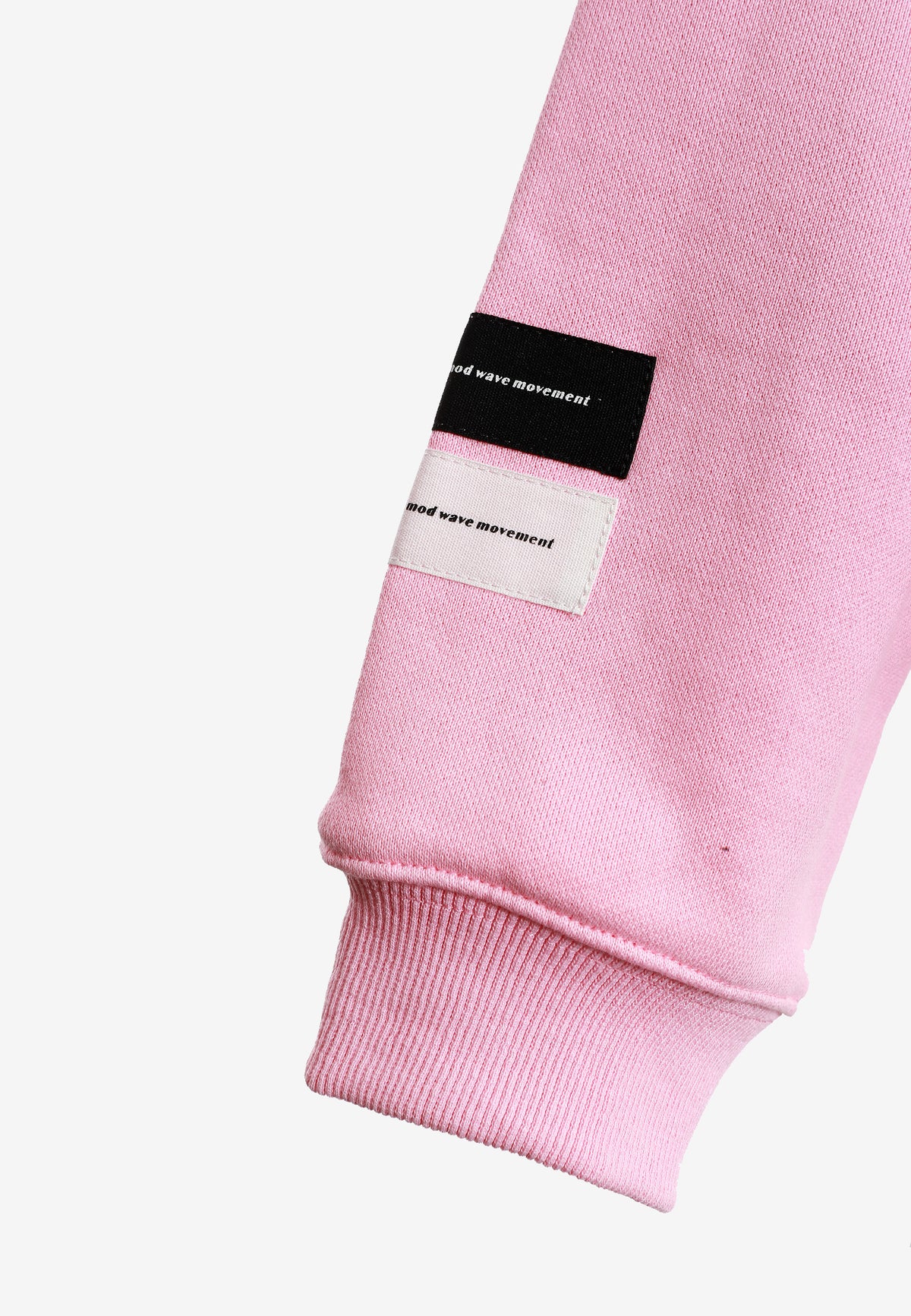 Sudadera con capucha TEDDY corta con parche Teddy de peluche en la espalda | MWM [PS_COLORS:PINK]