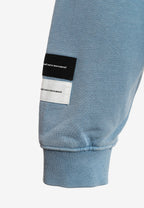 Sudadera con capucha con parche Teddy de canvas en el frontal | MWM [PS_COLORS:BLUE]
