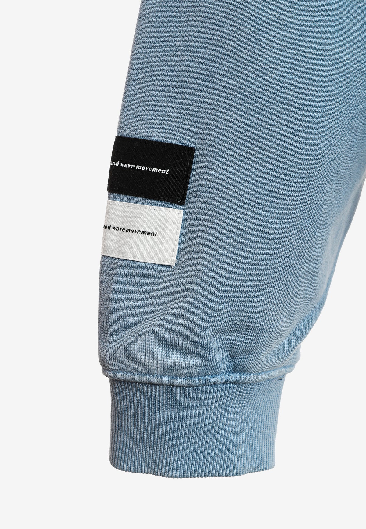 Sudadera con capucha con parche Teddy de canvas en el frontal | MWM [PS_COLORS:BLUE]