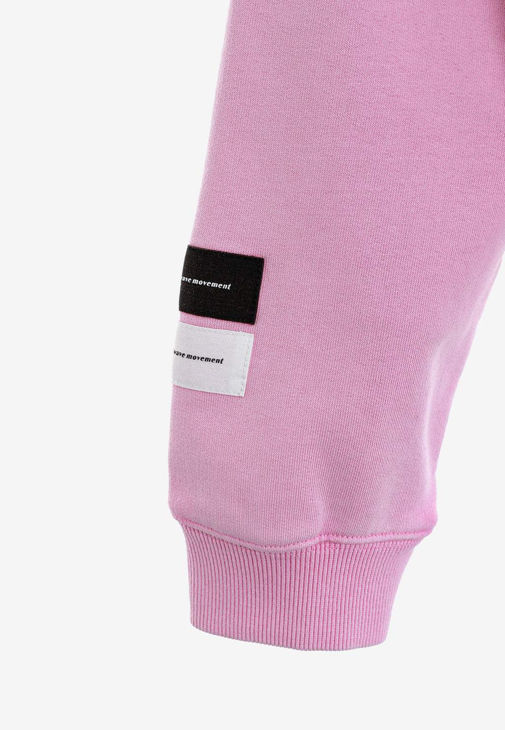 Sudadera con capucha con parche Teddy de canvas en el frontal | MWM [PS_COLORS:PINK]