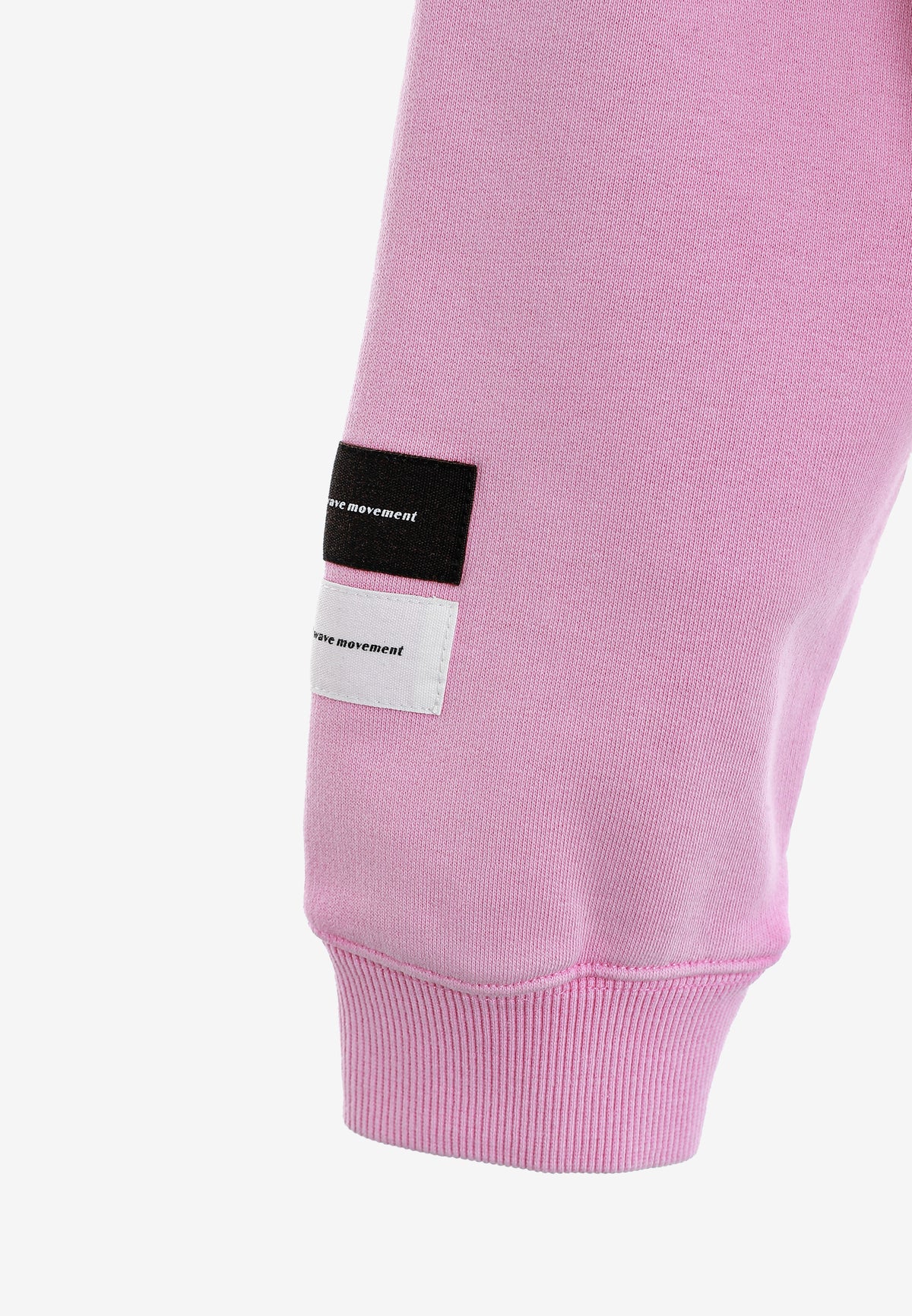 Sudadera con capucha con parche Teddy de canvas en el frontal | MWM [PS_COLORS:PINK]