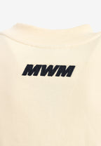 Sudadera TEDDY de corte relajado con print patchwork 3D en el frontal | MWM [PS_COLORS:BEIGE]