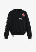 Sudadera oversize Vanguard Dogs Punch con print 3D de boxeo en espalda y mangas | MWM [PS_COLORS:BLACK]
