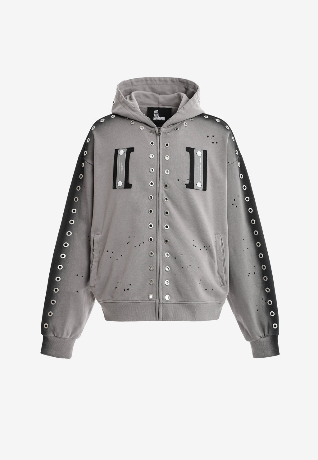 Sudadera con capucha Vanguard Dogs con tachuelas | MWM [PS_COLORS:GREY]