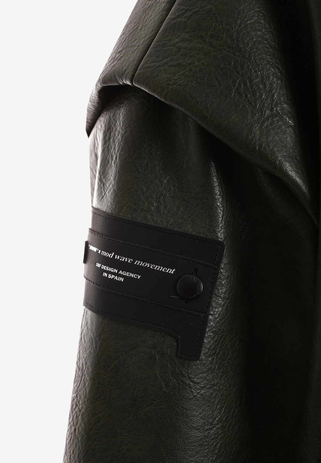 Chaqueta Bomber con capucha y X de cordones cruzados | MWM [PS_COLORS:GREEN]