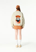 Minifalda TEDDY de canvas con cremallera frontal y bolsillos funcionales | MWM [PS_COLORS:CAMEL]