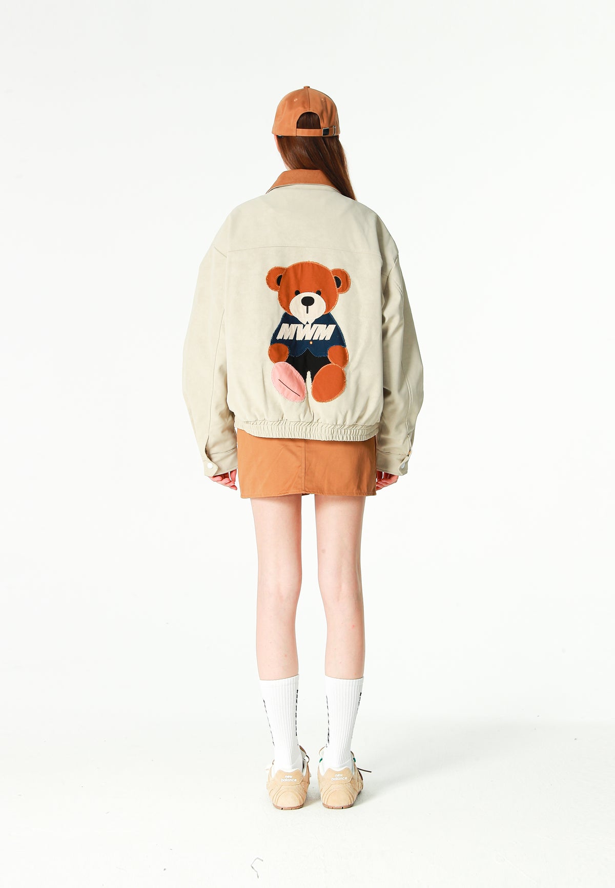 Minifalda TEDDY de canvas con cremallera frontal y bolsillos funcionales | MWM [PS_COLORS:CAMEL]