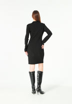 Vestido ajustado con cierres en cuerpo y mangas | MWM [PS_COLORS:UNASSIGNED]