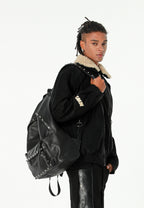Mochila con tachuelas | MWM [PS_COLORS:BLACK]