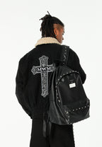 Mochila con tachuelas | MWM [PS_COLORS:BLACK]