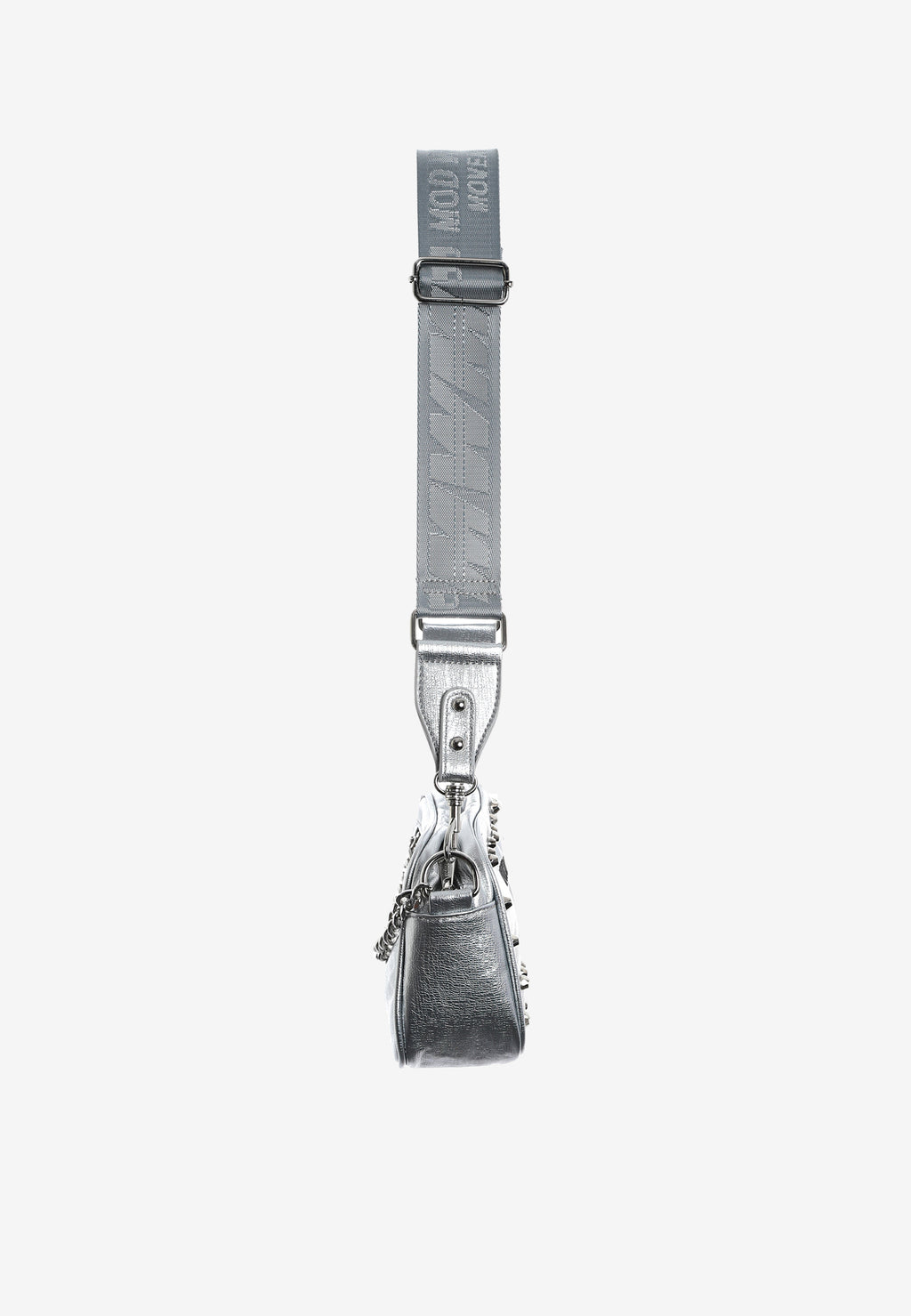 Bolso bandolera con tachuelas y cadena | MWM [PS_COLORS:SILVER]