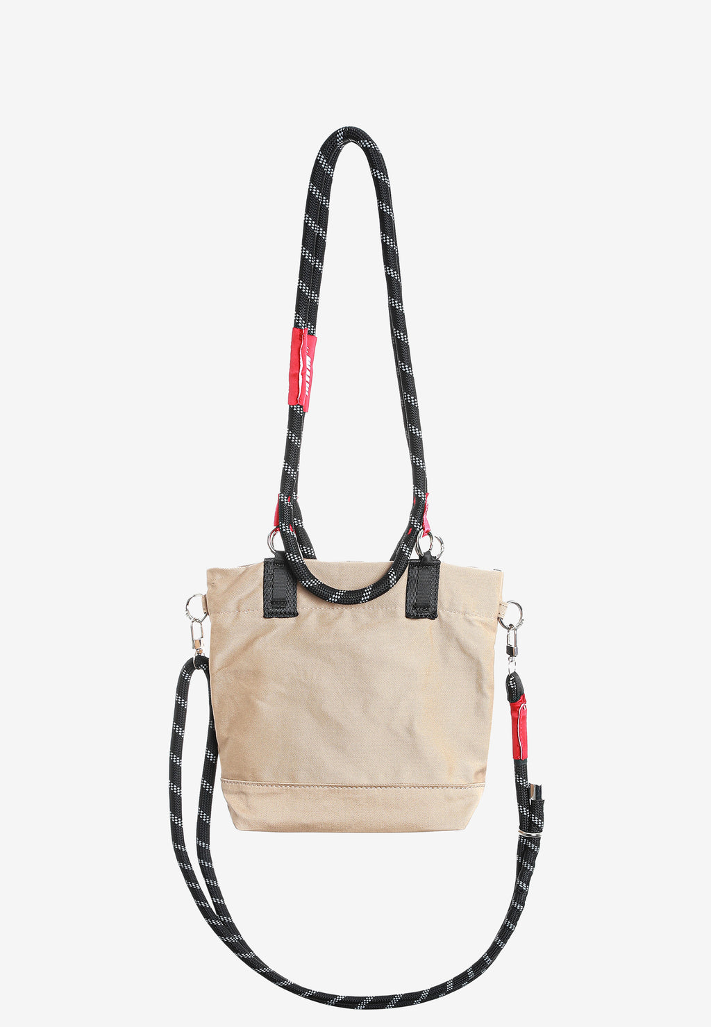 Bolso bandolera con asas de cordón y monedero redondo | MWM [PS_COLORS:BEIGE]