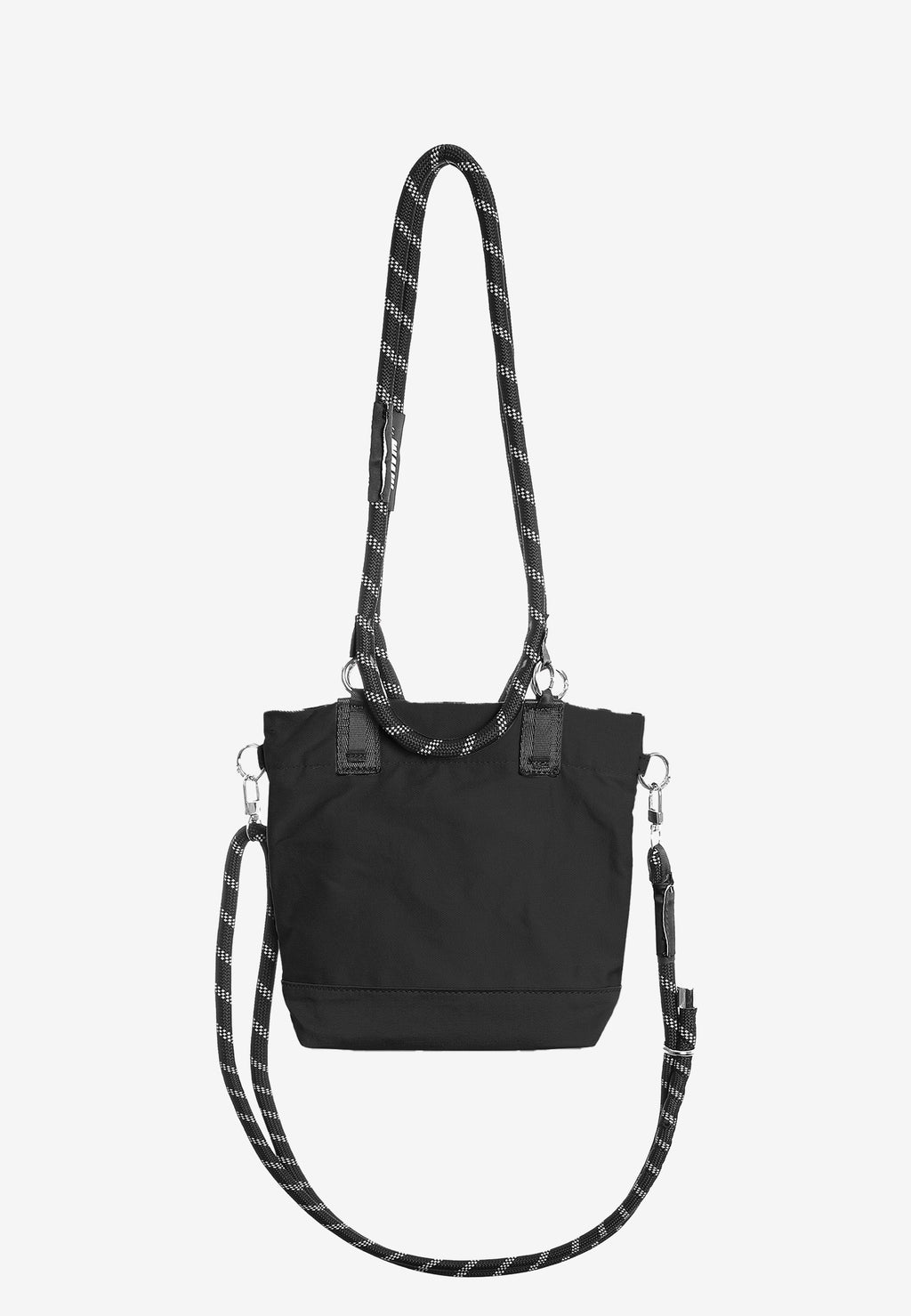 Bolso bandolera con asas de cordón y monedero redondo | MWM [PS_COLORS:BLACK]