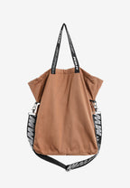 Bolso shopper con parche de oso Teddy y bandolera | MWM [PS_COLORS:CAMEL]