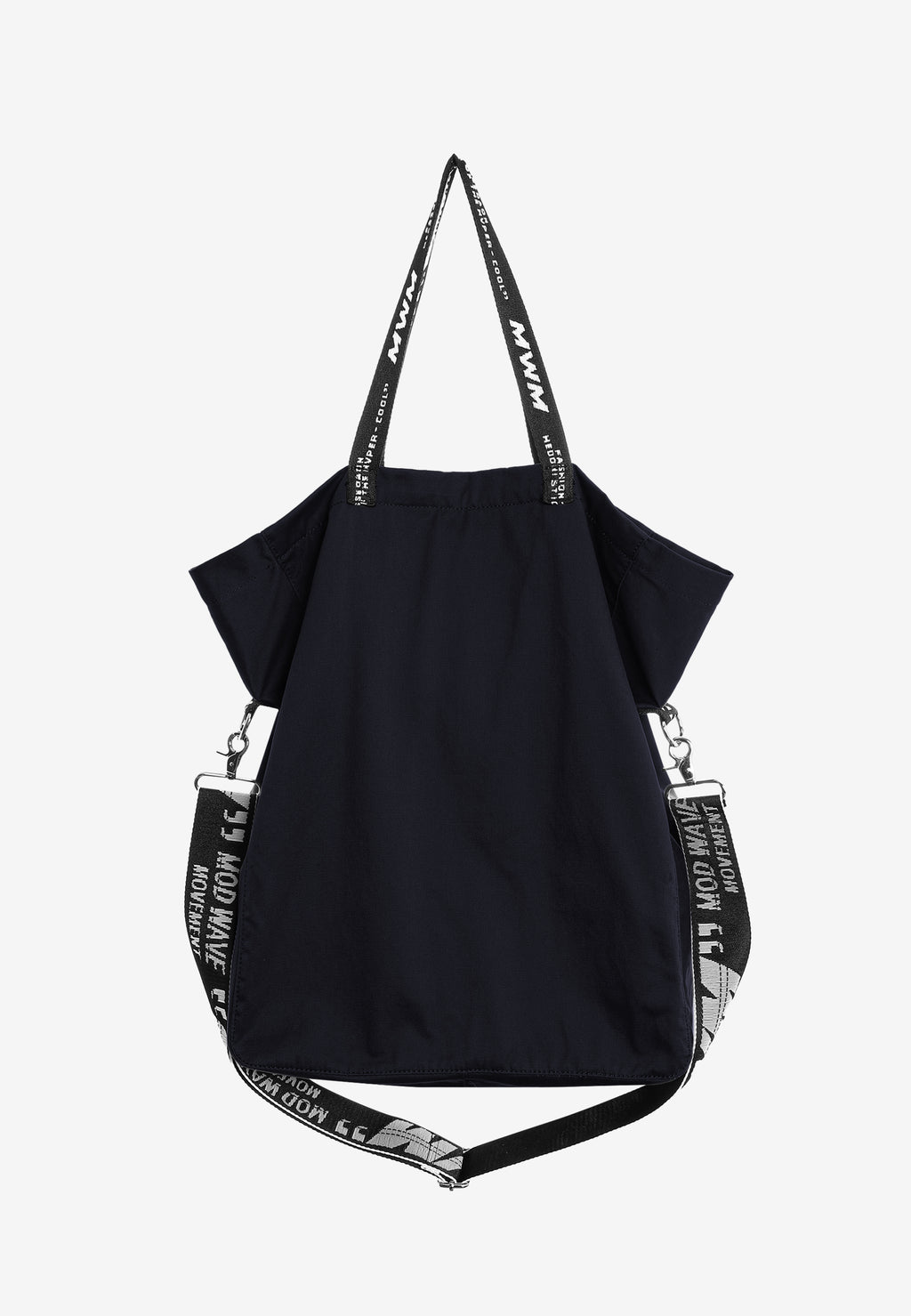 Bolso shopper con parche de oso Teddy y bandolera | MWM [PS_COLORS:NAVY]