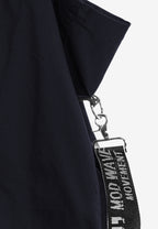 Bolso shopper con parche de oso Teddy y bandolera | MWM [PS_COLORS:NAVY]