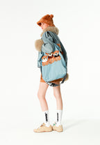 Bolso tote con osos Teddy y correa bandolera | MWM [PS_COLORS:BLUE]