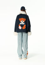 Gorra con parche de oso Teddy | MWM [PS_COLORS:NAVY]