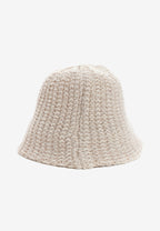Gorro bucket de punto con oso Teddy | MWM [PS_COLORS:ECRU]