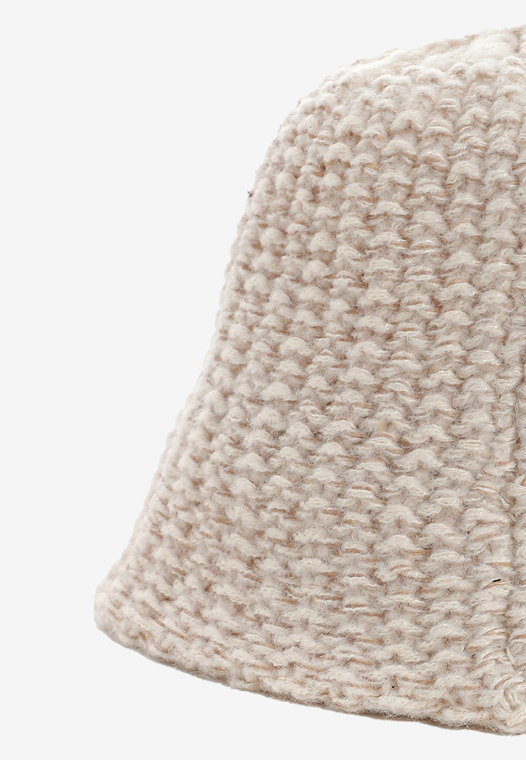 Gorro bucket de punto con oso Teddy | MWM [PS_COLORS:ECRU]