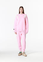 Sudadera Wings de corte relajado con estrellas frontales y doble parche de alas en la espalda | MWM [PS_COLORS:PINK]
