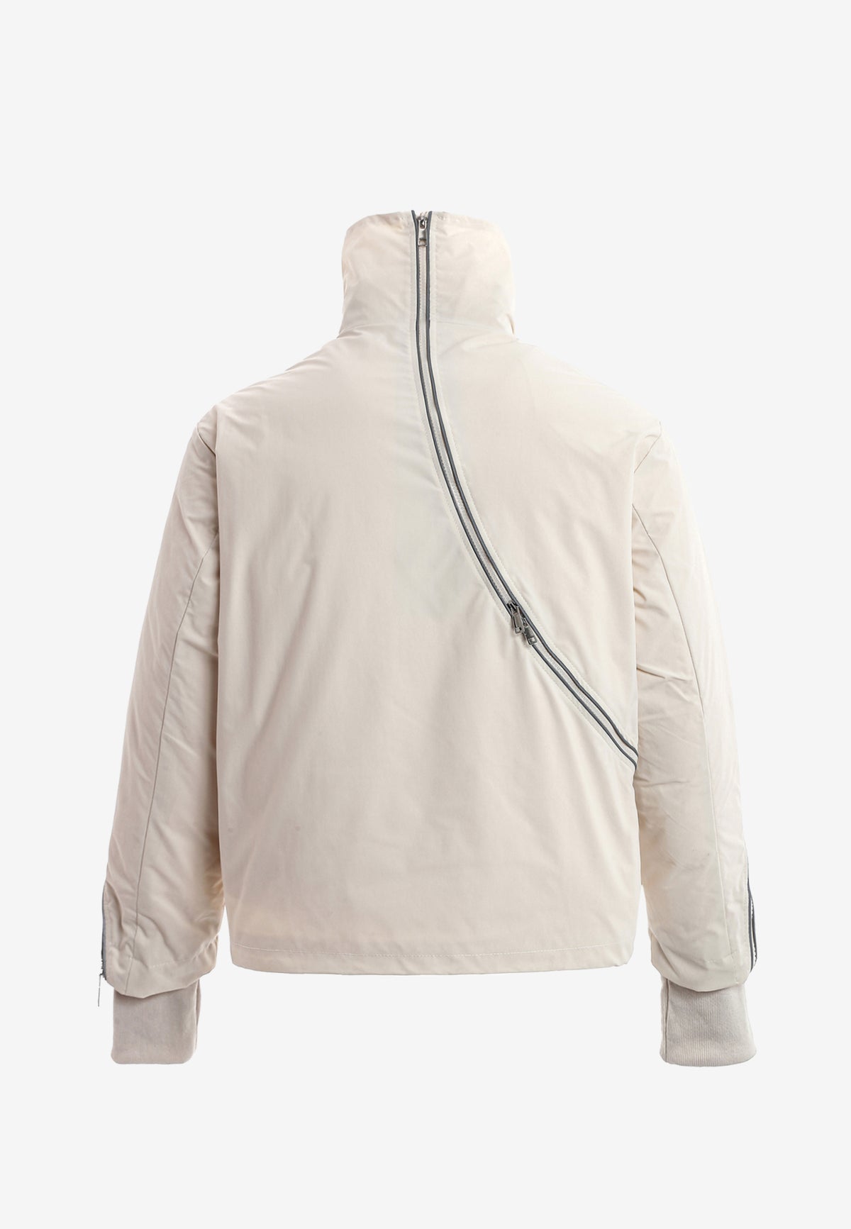 Abrigo puffer técnico con multibolsillos, cuello alto y forro térmico extraíble | MWM [PS_COLORS:ECRU]