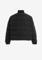 Chaqueta bomber vaquera con grandes bolsillos frontales y botones MWM en las mangas | MWM [PS_COLORS:BLACK]