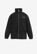 Chaqueta reversible TEDDY de corte relajado con pelo texturizado y parche Mike Bag | MWM [PS_COLORS:BLACK]