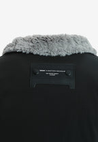Chaqueta reversible TEDDY de corte relajado con pelo texturizado y parche Mike Bag | MWM [PS_COLORS:GREY]