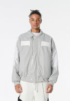 Chaqueta bomber Wings efecto piel con alas en mangas y espalda y forro de pelo extraíble | MWM [PS_COLORS:GREY]
