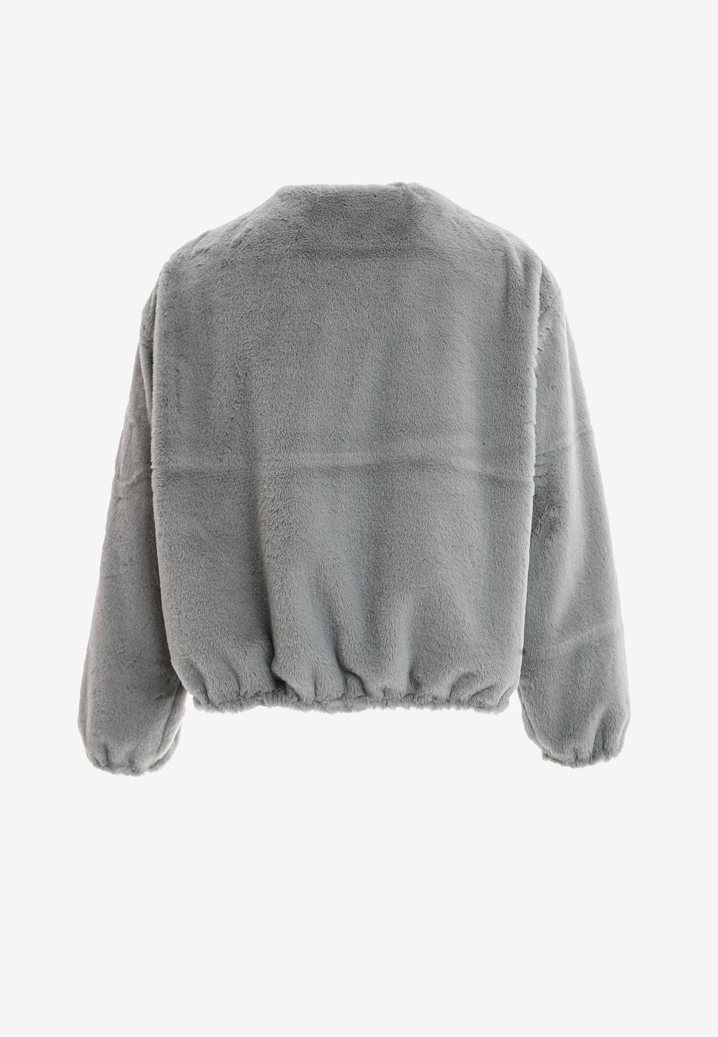 Chaqueta bomber Wings efecto piel con alas en mangas y espalda y forro de pelo extraíble | MWM [PS_COLORS:GREY]