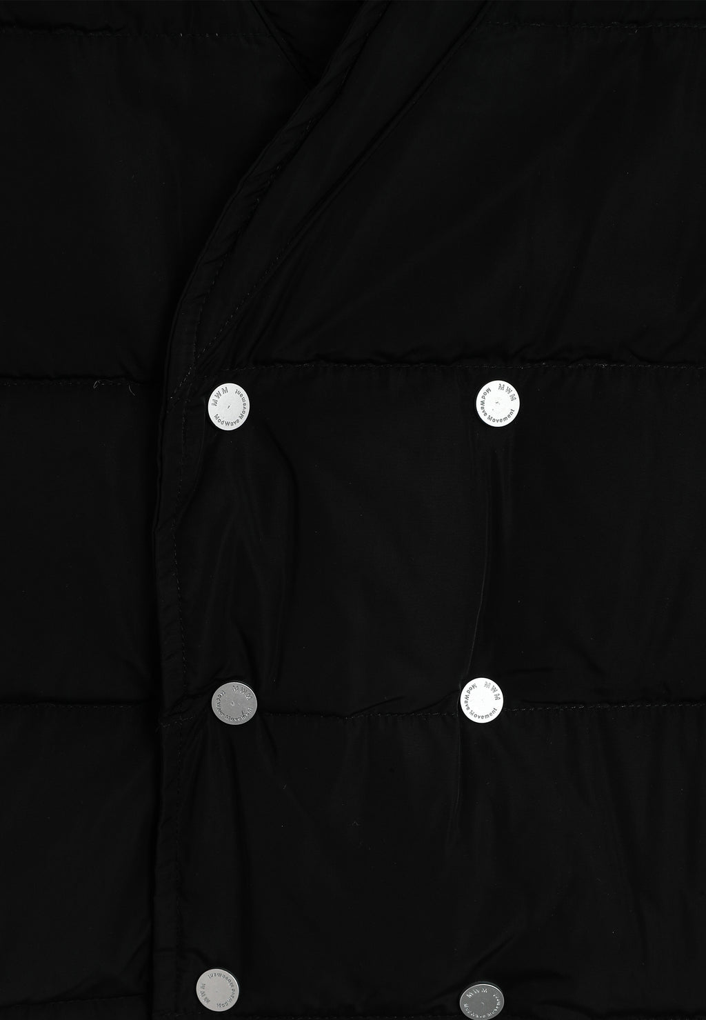 Chaqueta vaquera distressed con cintas MWM y chaleco térmico extraíble | MWM [PS_COLORS:BLACK]
